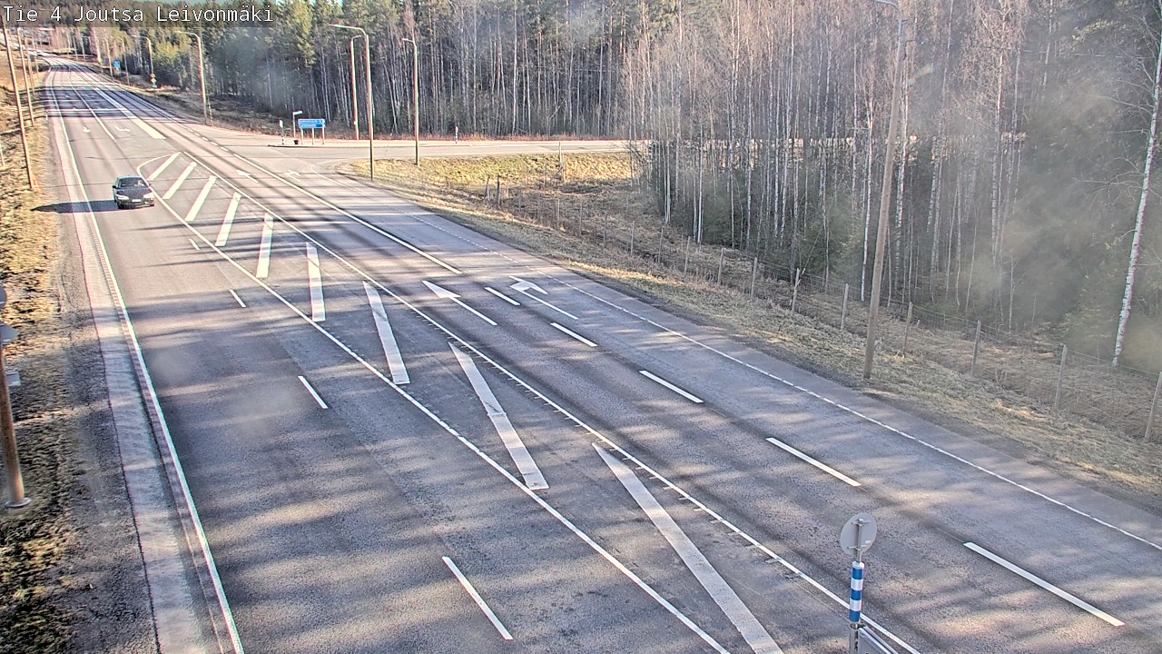 Weather Camera Image Road 4 Joutsa Leivonmäki, Joutsa, Keski-Suomi
