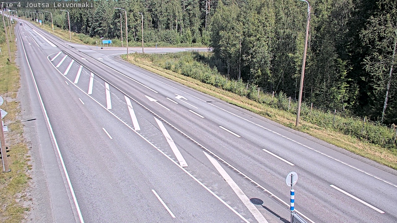 Weather Camera Image Väg 4 Joutsa Leivonmäki, Joutsa, Keski-Suomi
