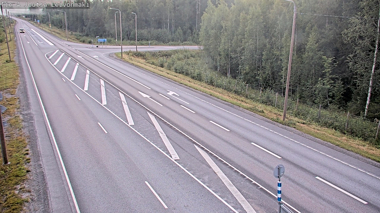 Weather Camera Image Väg 4 Joutsa Leivonmäki, Joutsa, Keski-Suomi