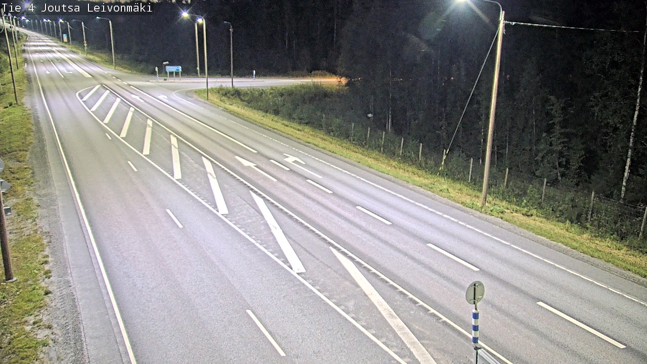 Weather Camera Image Väg 4 Joutsa Leivonmäki, Joutsa, Keski-Suomi