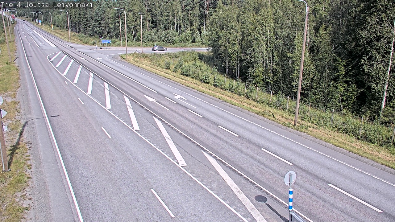 Weather Camera Image Väg 4 Joutsa Leivonmäki, Joutsa, Keski-Suomi
