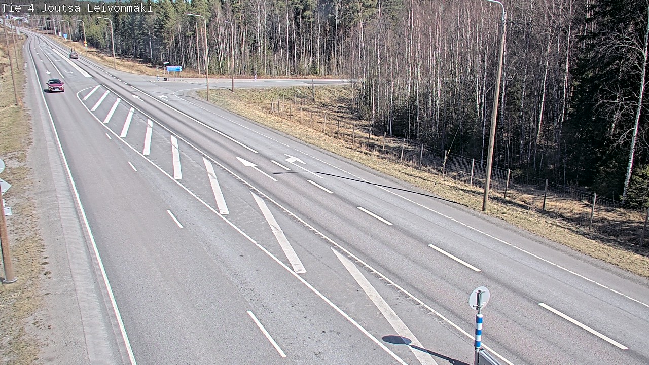 Weather Camera Image Road 4 Joutsa Leivonmäki, Joutsa, Keski-Suomi