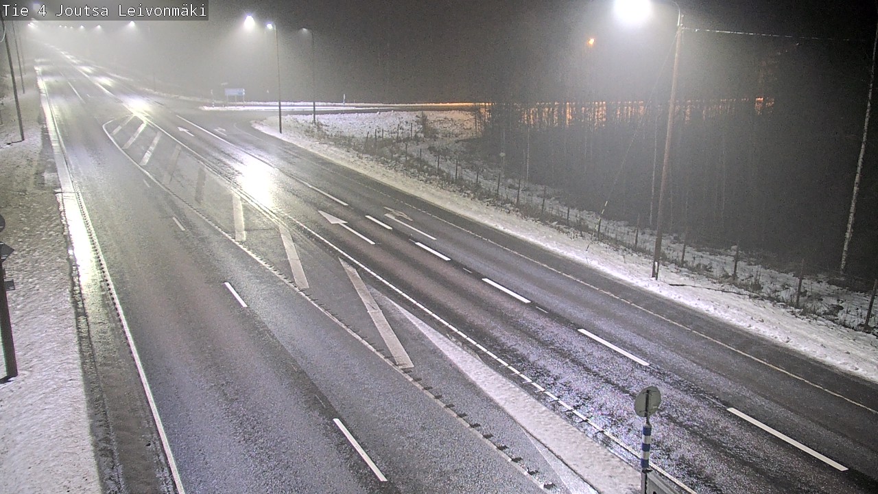 Weather Camera Image Väg 4 Joutsa Leivonmäki, Joutsa, Keski-Suomi