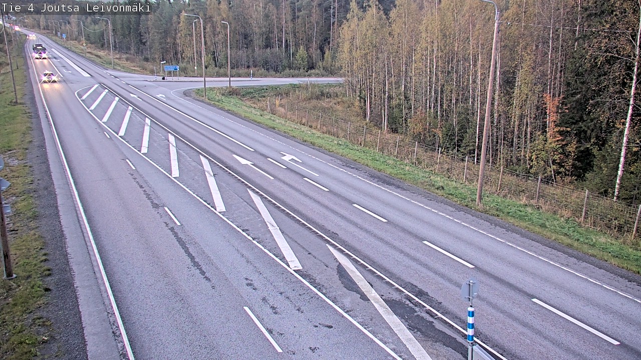 Weather Camera Image Road 4 Joutsa Leivonmäki, Joutsa, Keski-Suomi