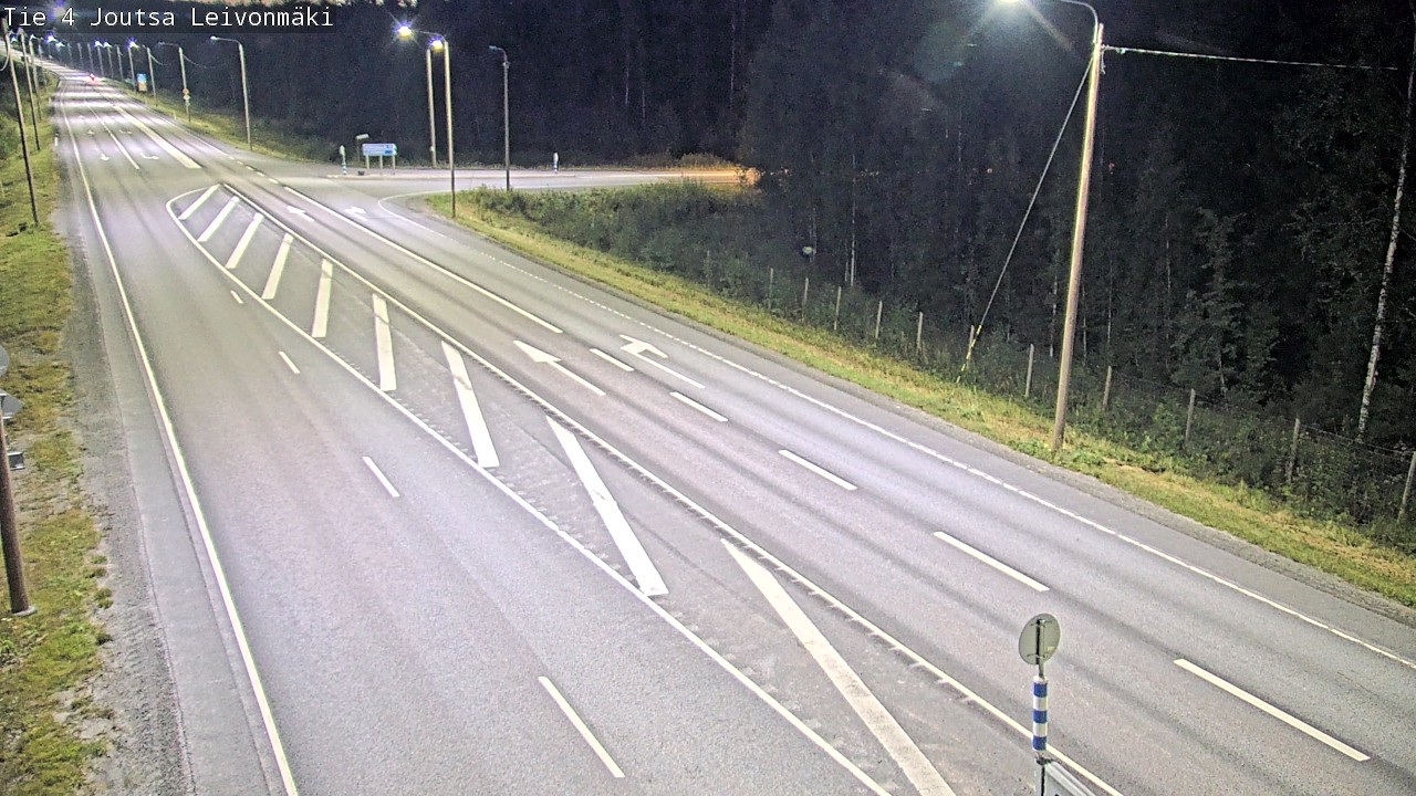 Weather Camera Image Väg 4 Joutsa Leivonmäki, Joutsa, Keski-Suomi