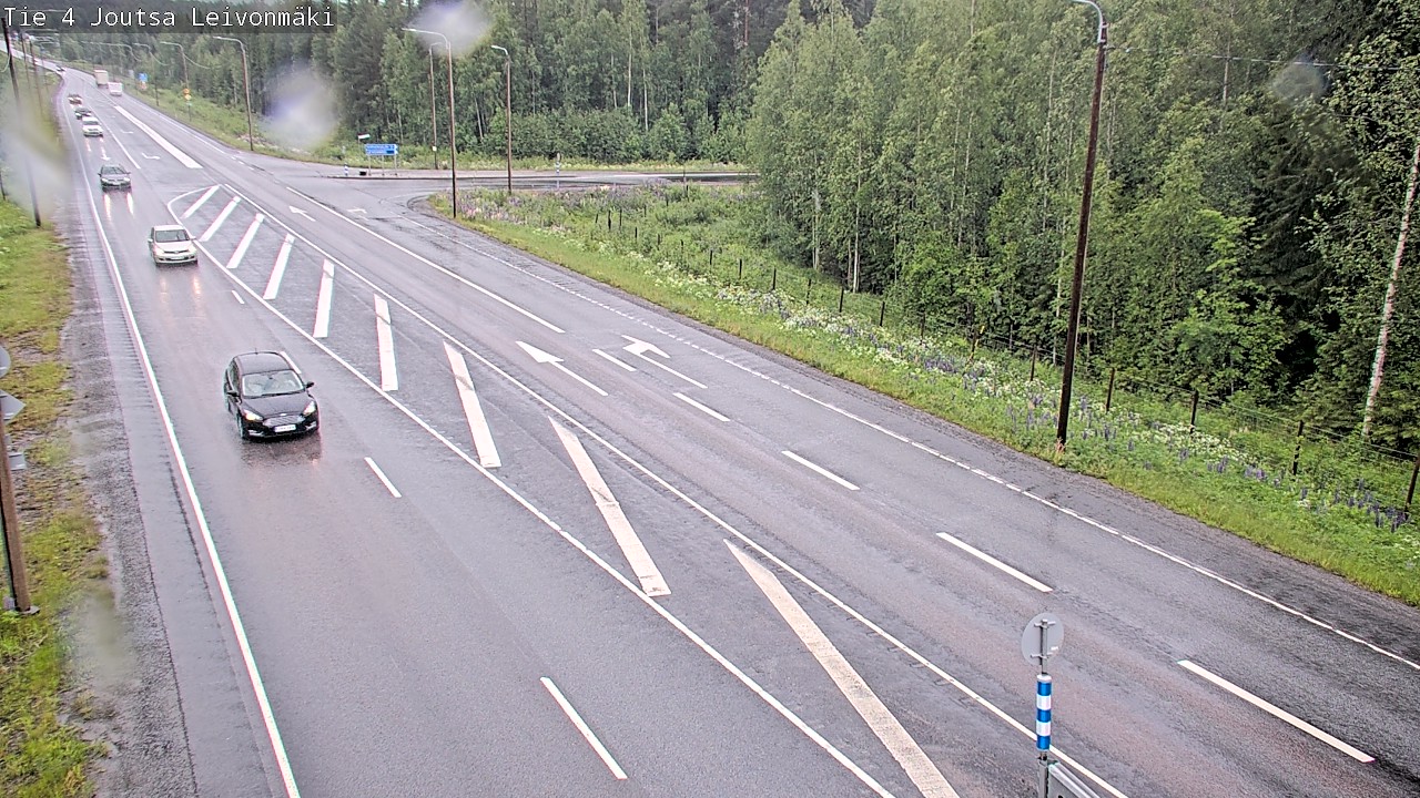 Weather Camera Image Road 4 Joutsa Leivonmäki, Joutsa, Keski-Suomi