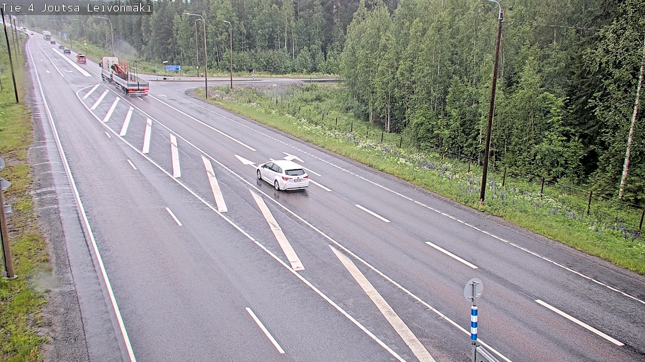 Weather Camera Image Road 4 Joutsa Leivonmäki, Joutsa, Keski-Suomi