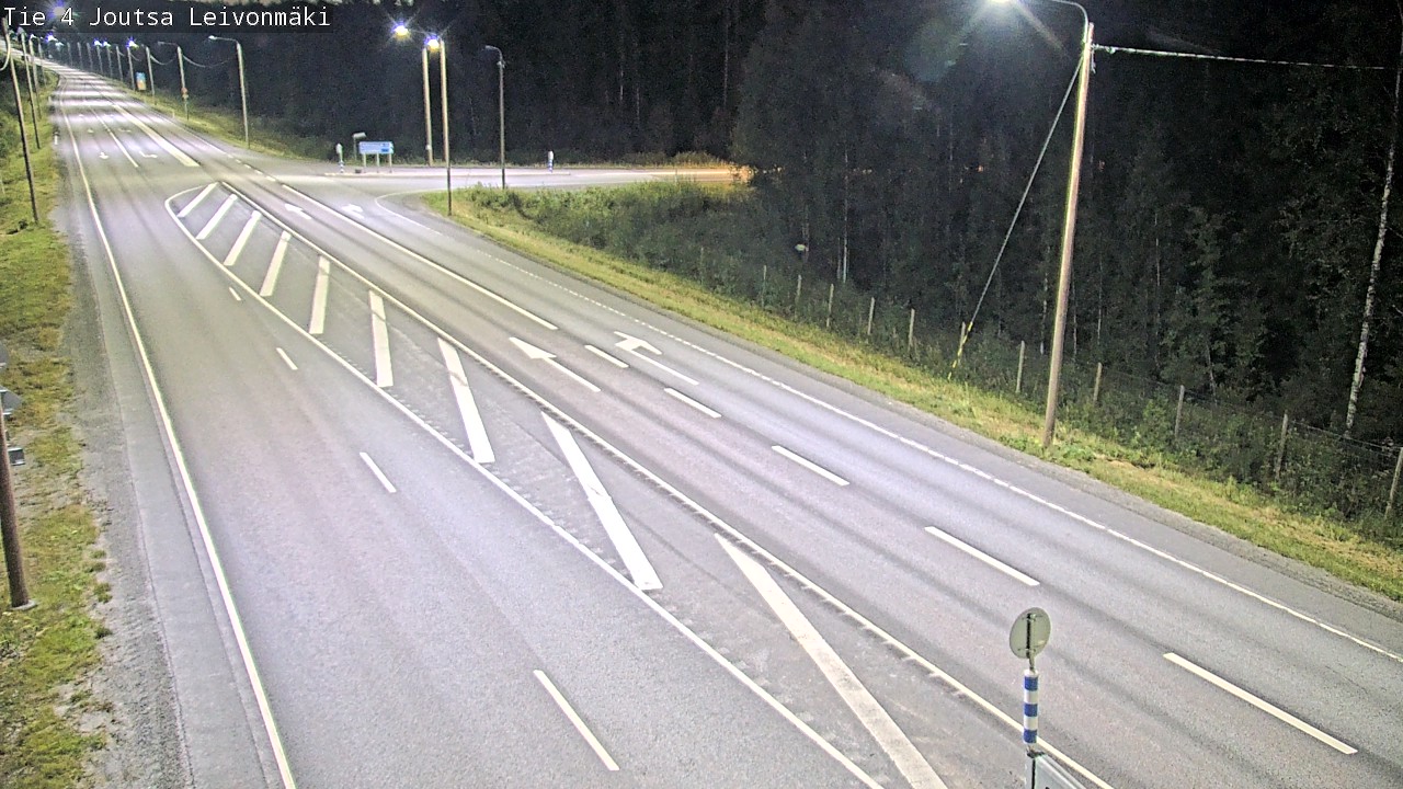 Weather Camera Image Väg 4 Joutsa Leivonmäki, Joutsa, Keski-Suomi