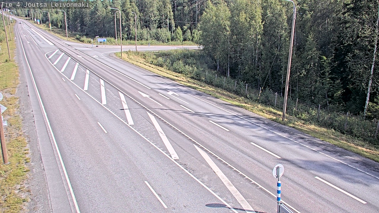 Weather Camera Image Väg 4 Joutsa Leivonmäki, Joutsa, Keski-Suomi