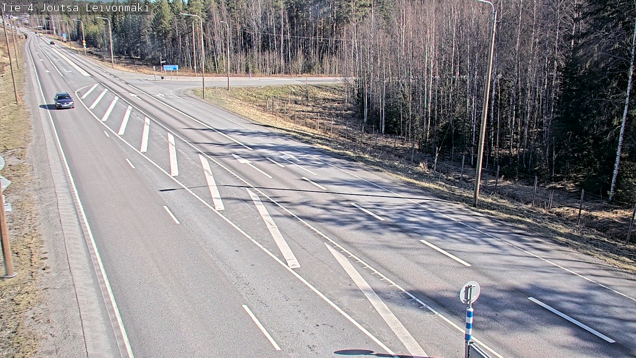 Weather Camera Image Road 4 Joutsa Leivonmäki, Joutsa, Keski-Suomi