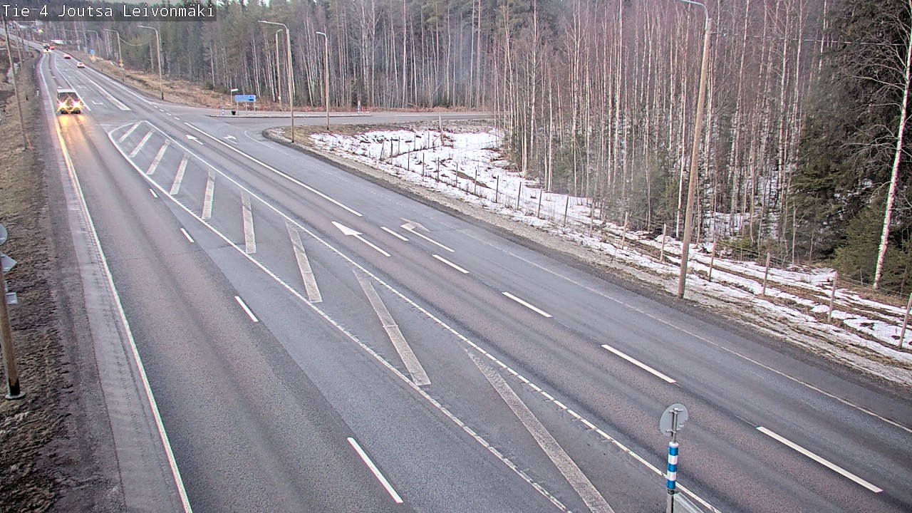 Weather Camera Image Road 4 Joutsa Leivonmäki, Joutsa, Keski-Suomi