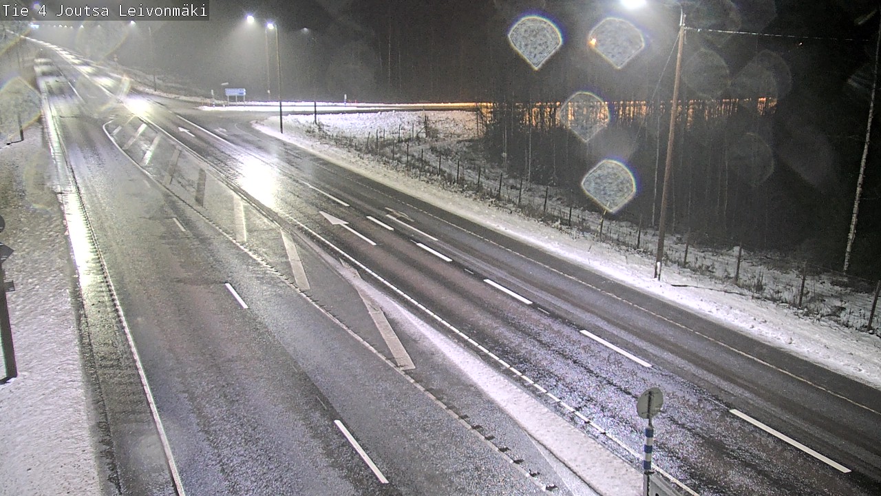 Weather Camera Image Väg 4 Joutsa Leivonmäki, Joutsa, Keski-Suomi