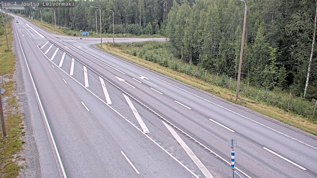 Weather Camera Image Väg 4 Joutsa Leivonmäki, Joutsa, Keski-Suomi