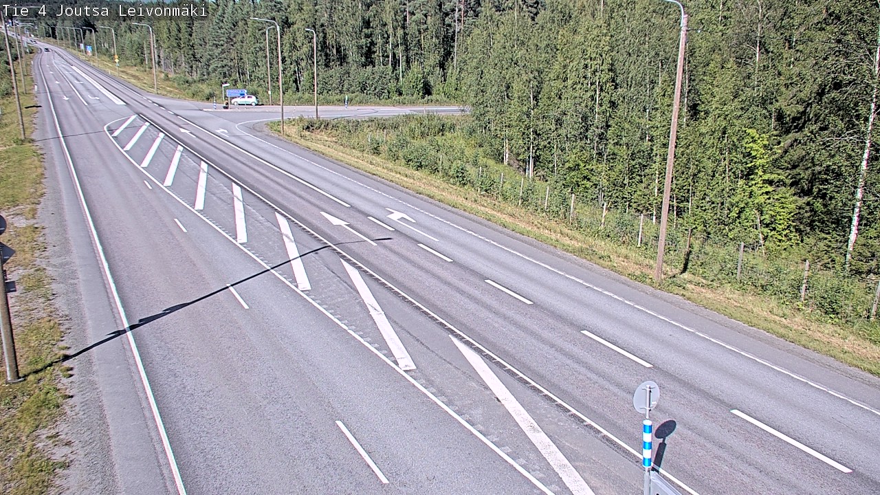 Weather Camera Image Väg 4 Joutsa Leivonmäki, Joutsa, Keski-Suomi