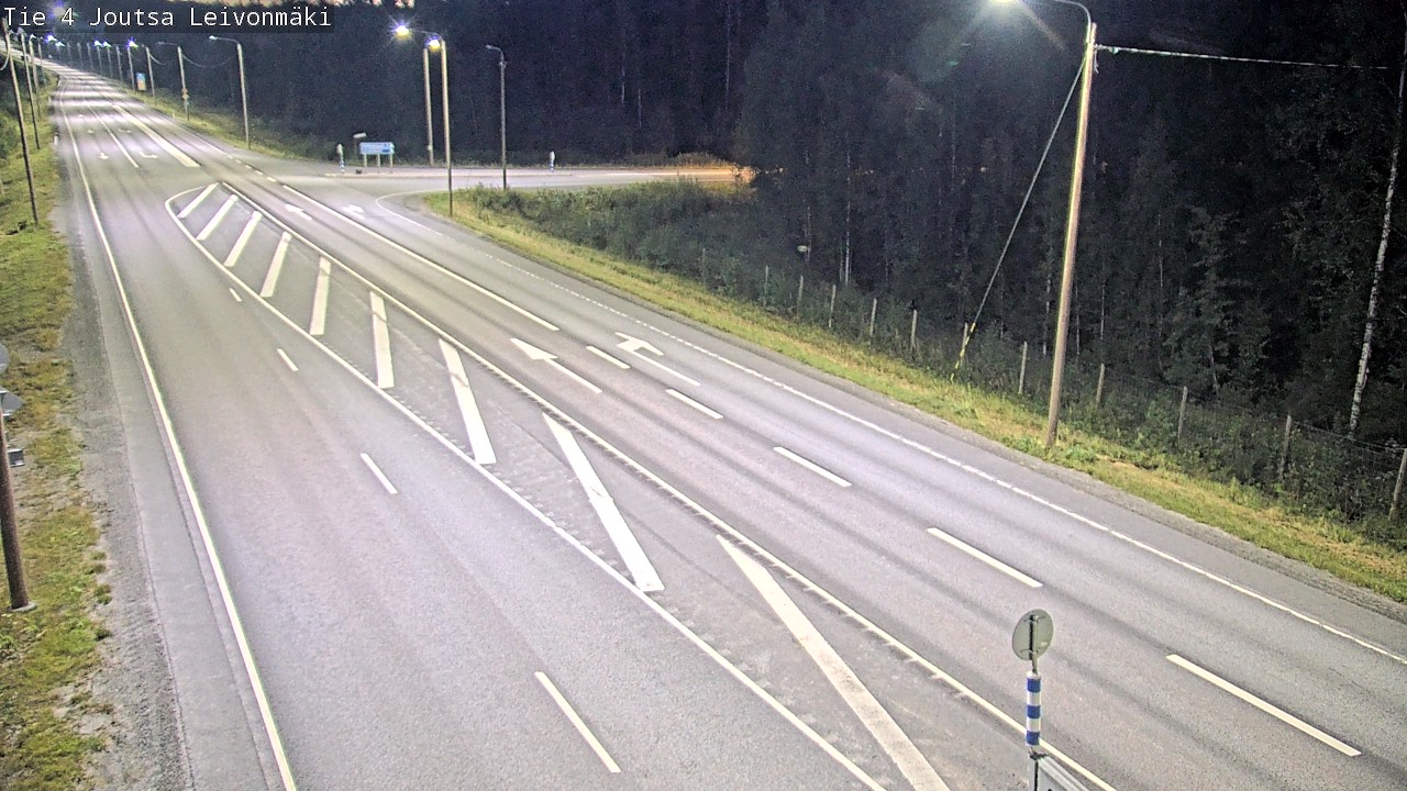 Weather Camera Image Väg 4 Joutsa Leivonmäki, Joutsa, Keski-Suomi