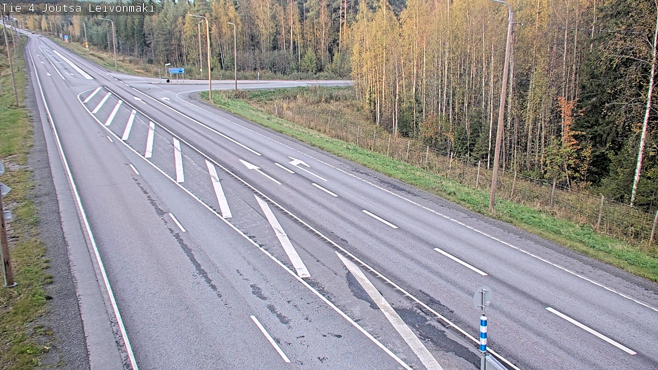 Weather Camera Image Road 4 Joutsa Leivonmäki, Joutsa, Keski-Suomi