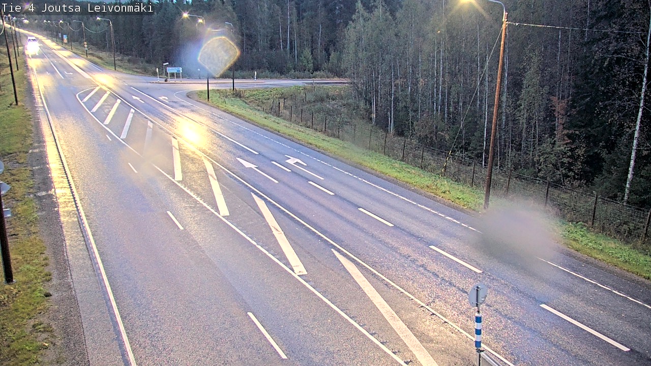 Weather Camera Image Road 4 Joutsa Leivonmäki, Joutsa, Keski-Suomi