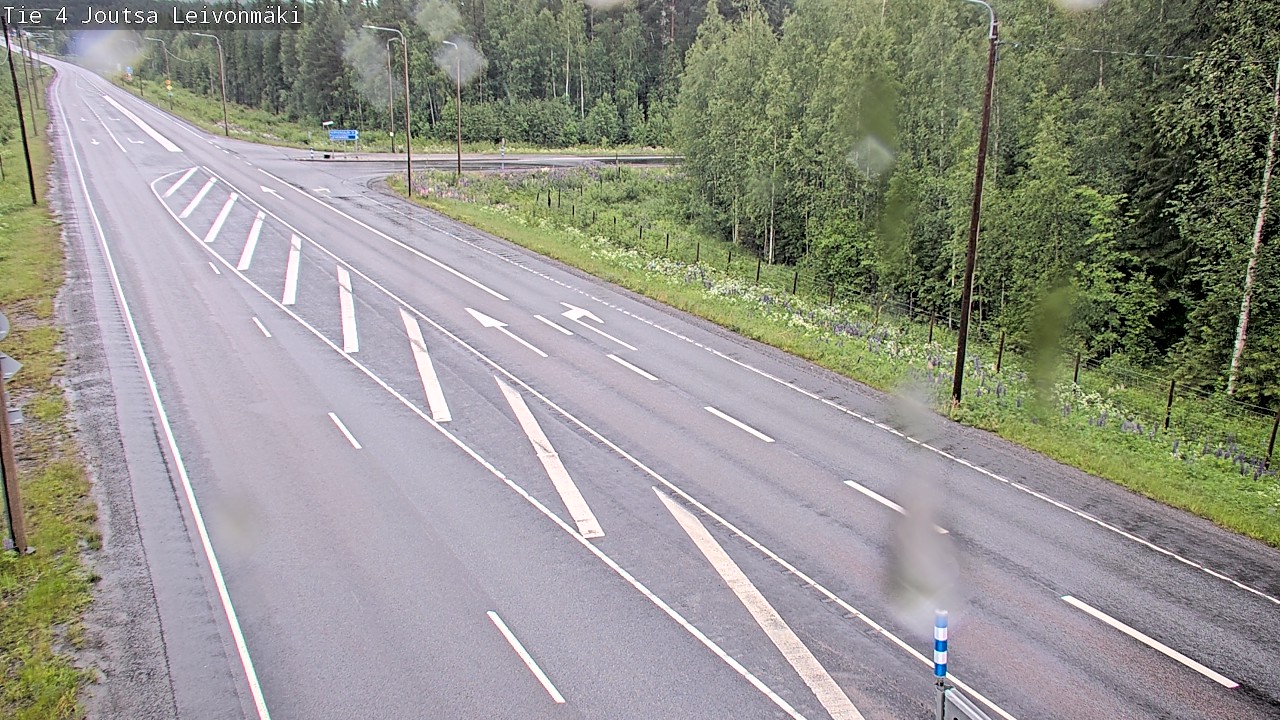 Weather Camera Image Road 4 Joutsa Leivonmäki, Joutsa, Keski-Suomi