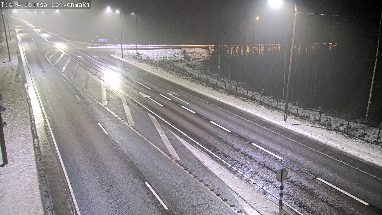 Weather Camera Image Väg 4 Joutsa Leivonmäki, Joutsa, Keski-Suomi