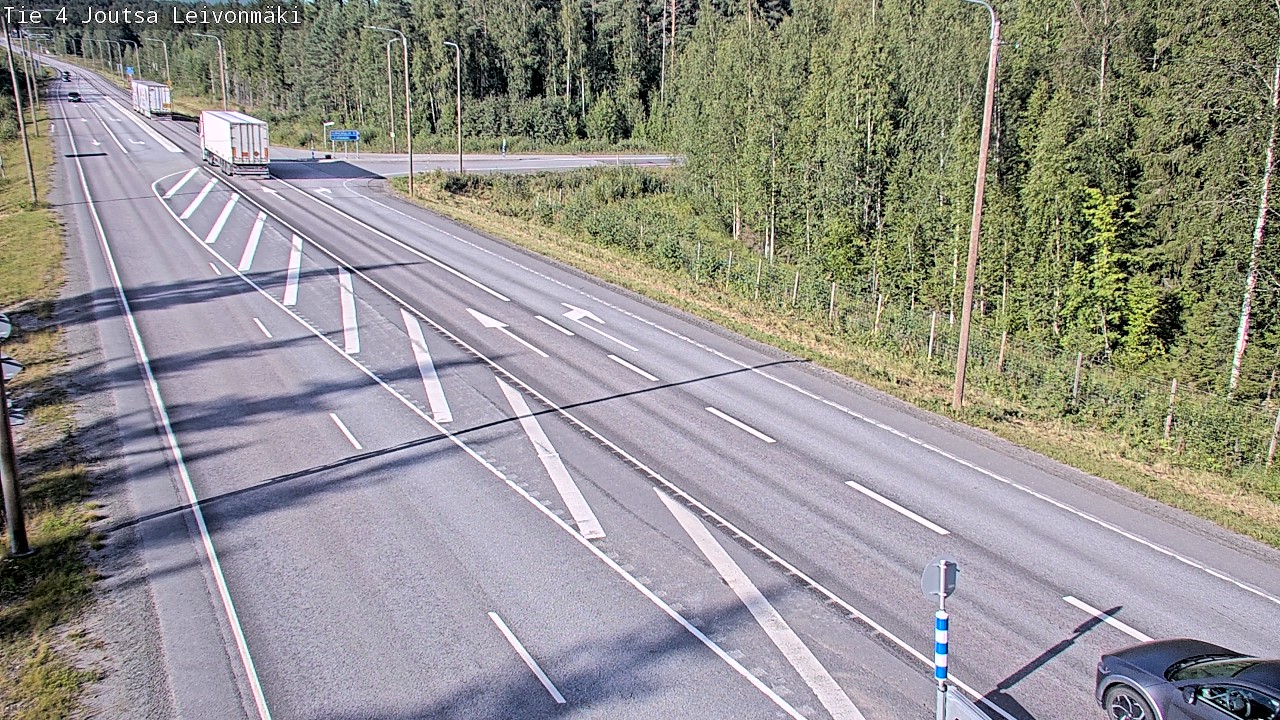 Weather Camera Image Väg 4 Joutsa Leivonmäki, Joutsa, Keski-Suomi