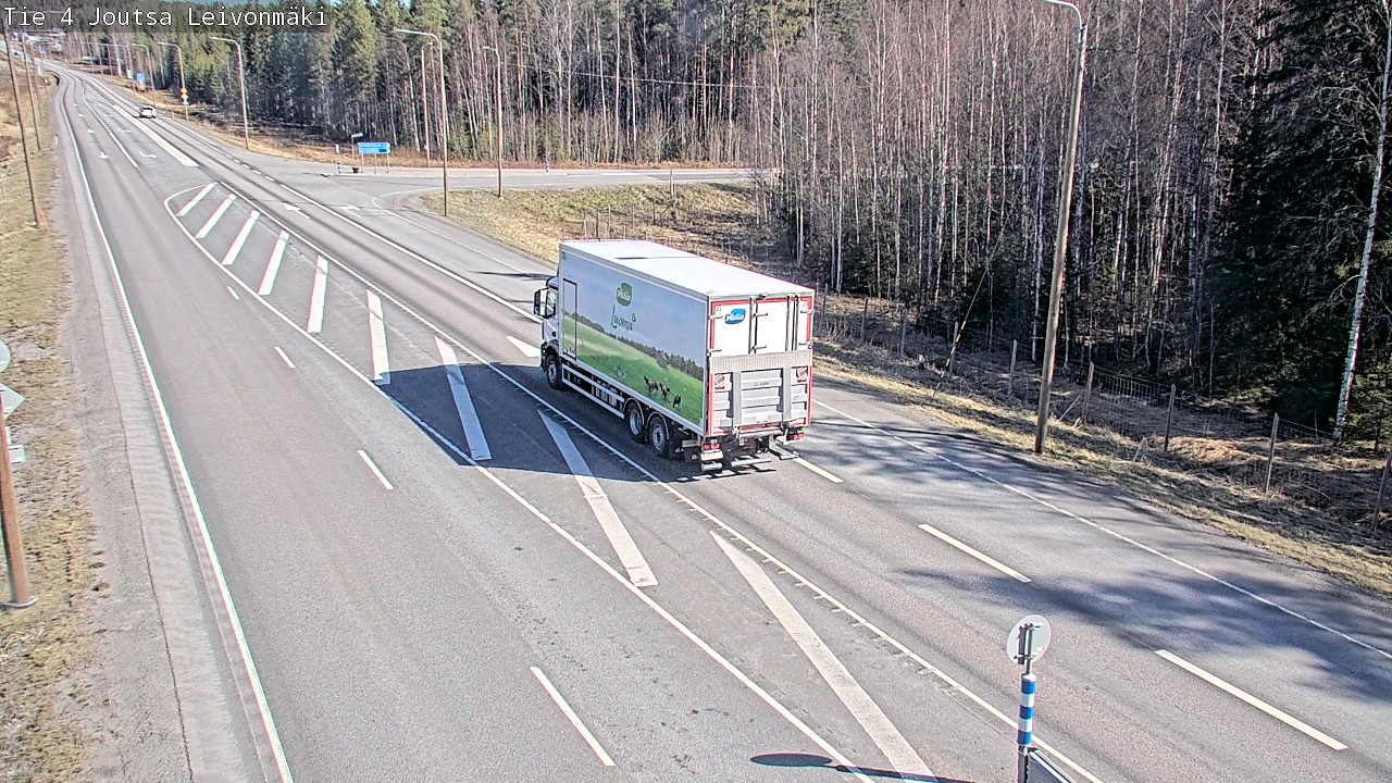 Weather Camera Image Road 4 Joutsa Leivonmäki, Joutsa, Keski-Suomi
