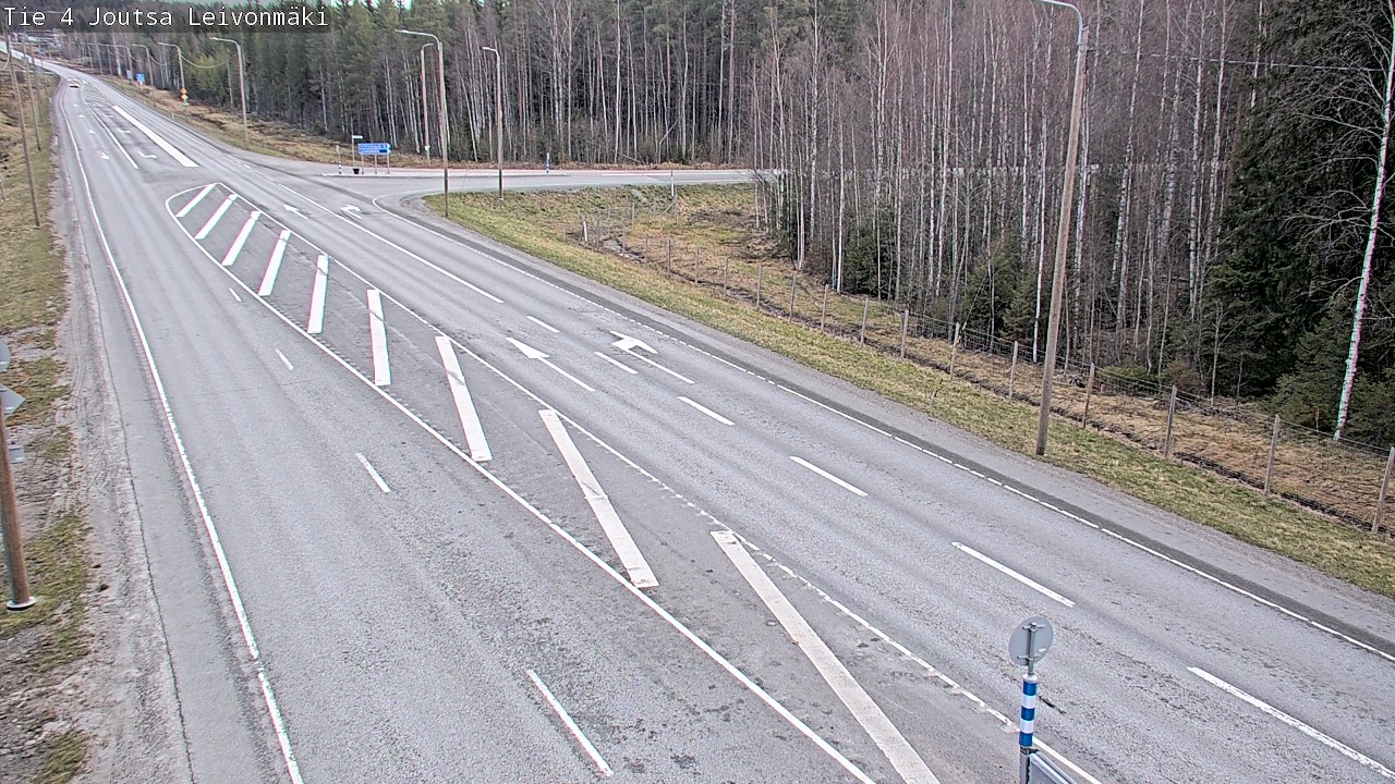 Weather Camera Image Väg 4 Joutsa Leivonmäki, Joutsa, Keski-Suomi