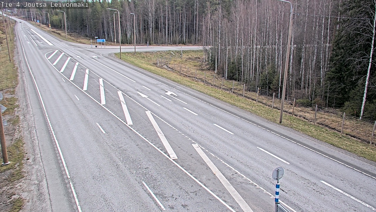 Weather Camera Image Road 4 Joutsa Leivonmäki, Joutsa, Keski-Suomi