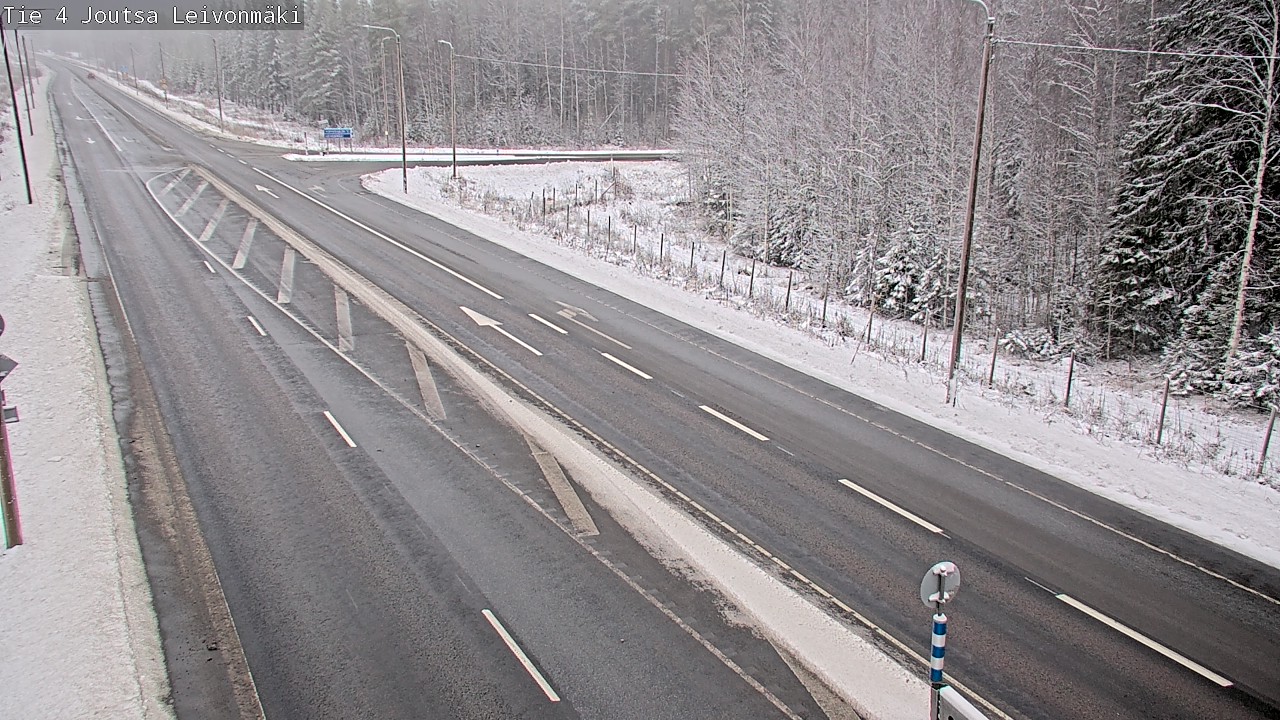 Weather Camera Image Road 4 Joutsa Leivonmäki, Joutsa, Keski-Suomi