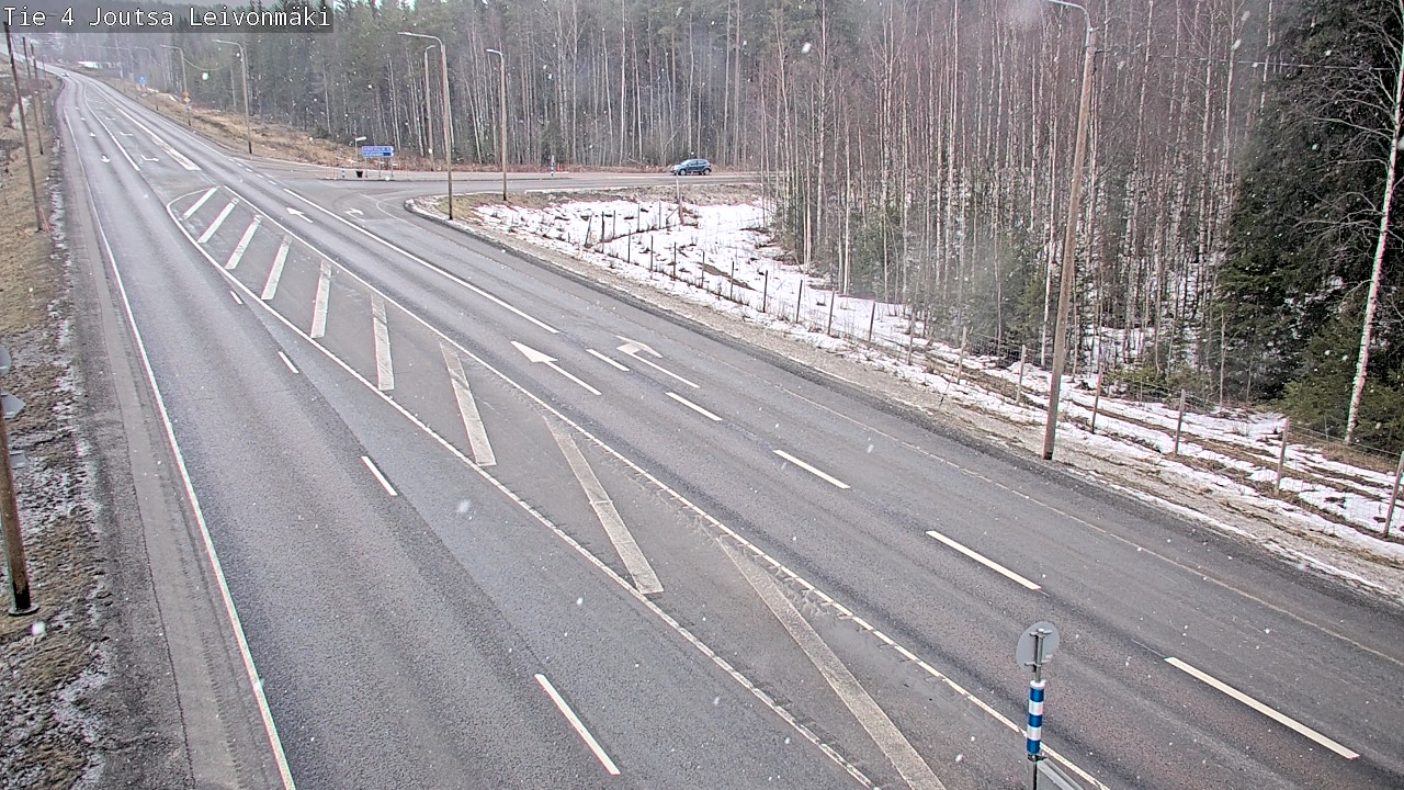 Weather Camera Image Road 4 Joutsa Leivonmäki, Joutsa, Keski-Suomi