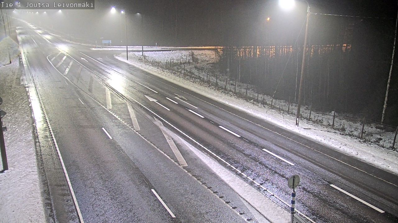Weather Camera Image Väg 4 Joutsa Leivonmäki, Joutsa, Keski-Suomi