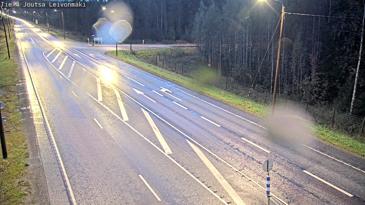 Weather Camera Image Road 4 Joutsa Leivonmäki, Joutsa, Keski-Suomi