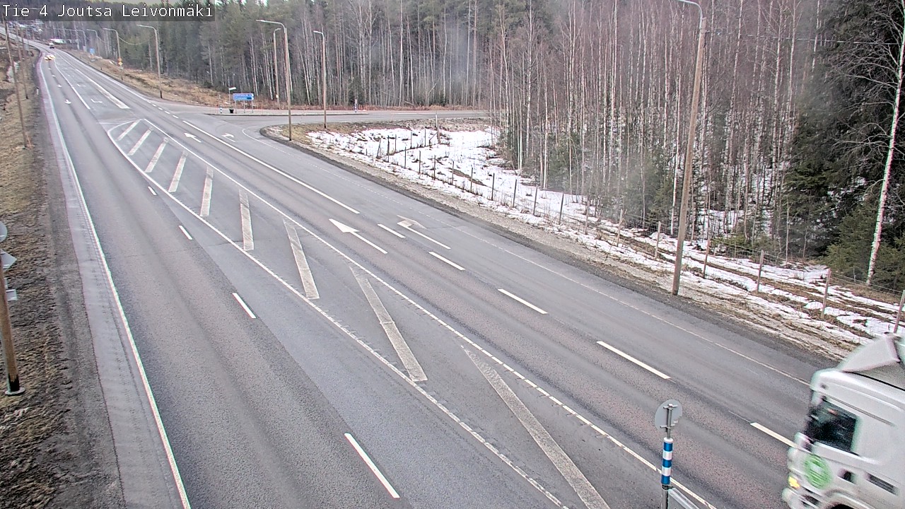 Weather Camera Image Road 4 Joutsa Leivonmäki, Joutsa, Keski-Suomi