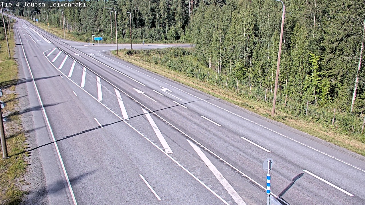 Weather Camera Image Väg 4 Joutsa Leivonmäki, Joutsa, Keski-Suomi