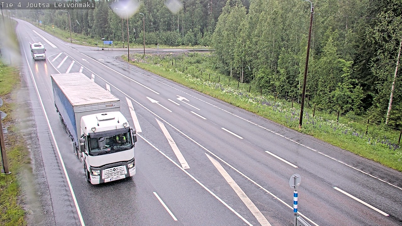 Weather Camera Image Road 4 Joutsa Leivonmäki, Joutsa, Keski-Suomi