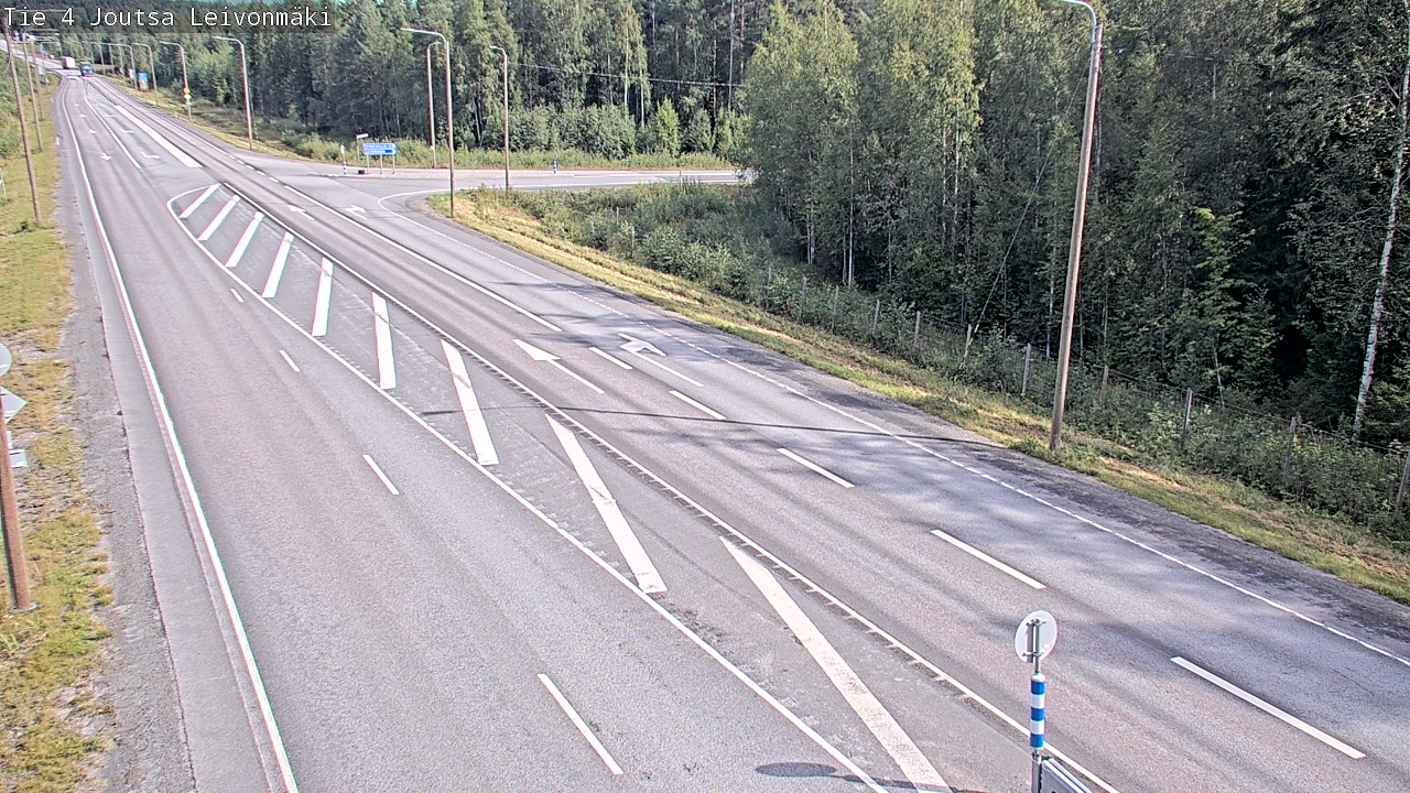 Weather Camera Image Väg 4 Joutsa Leivonmäki, Joutsa, Keski-Suomi
