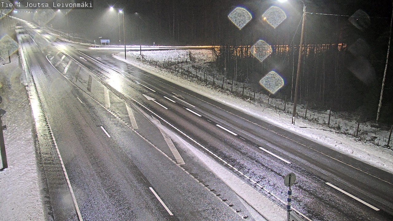 Weather Camera Image Väg 4 Joutsa Leivonmäki, Joutsa, Keski-Suomi