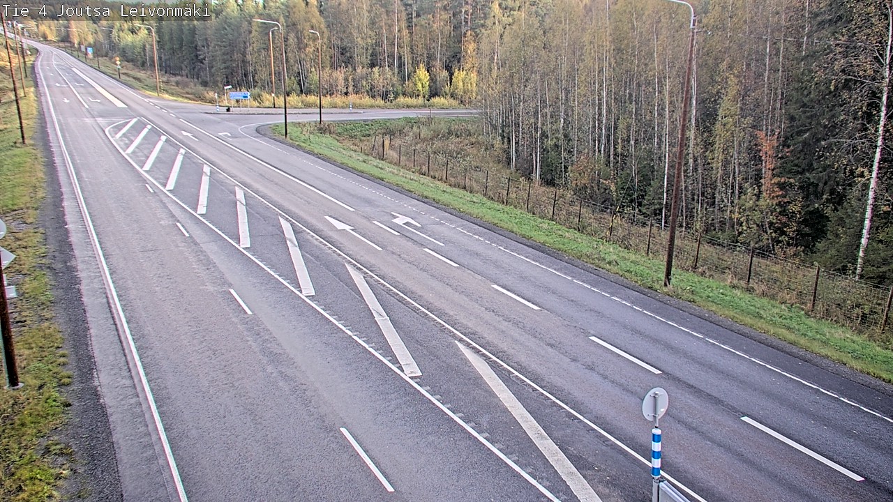 Weather Camera Image Road 4 Joutsa Leivonmäki, Joutsa, Keski-Suomi