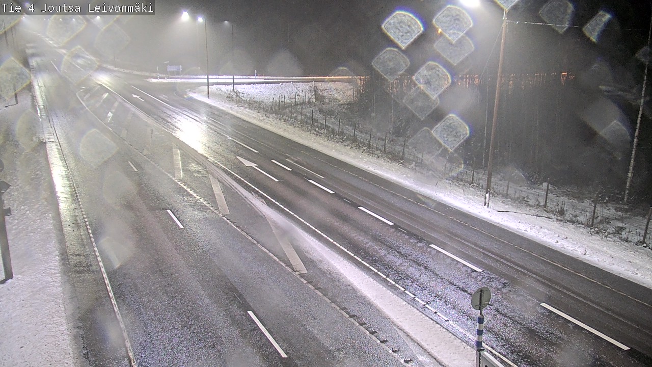 Weather Camera Image Väg 4 Joutsa Leivonmäki, Joutsa, Keski-Suomi