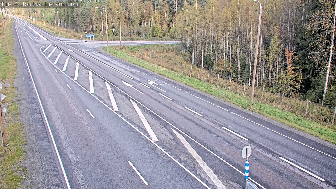 Weather Camera Image Road 4 Joutsa Leivonmäki, Joutsa, Keski-Suomi