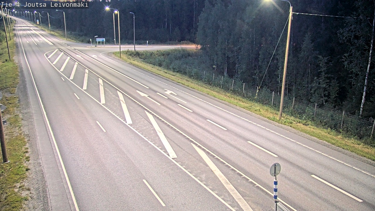 Weather Camera Image Väg 4 Joutsa Leivonmäki, Joutsa, Keski-Suomi