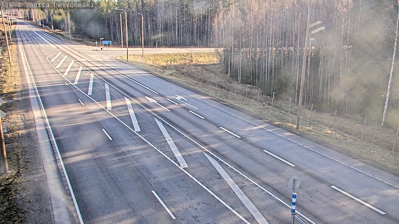 Weather Camera Image Road 4 Joutsa Leivonmäki, Joutsa, Keski-Suomi