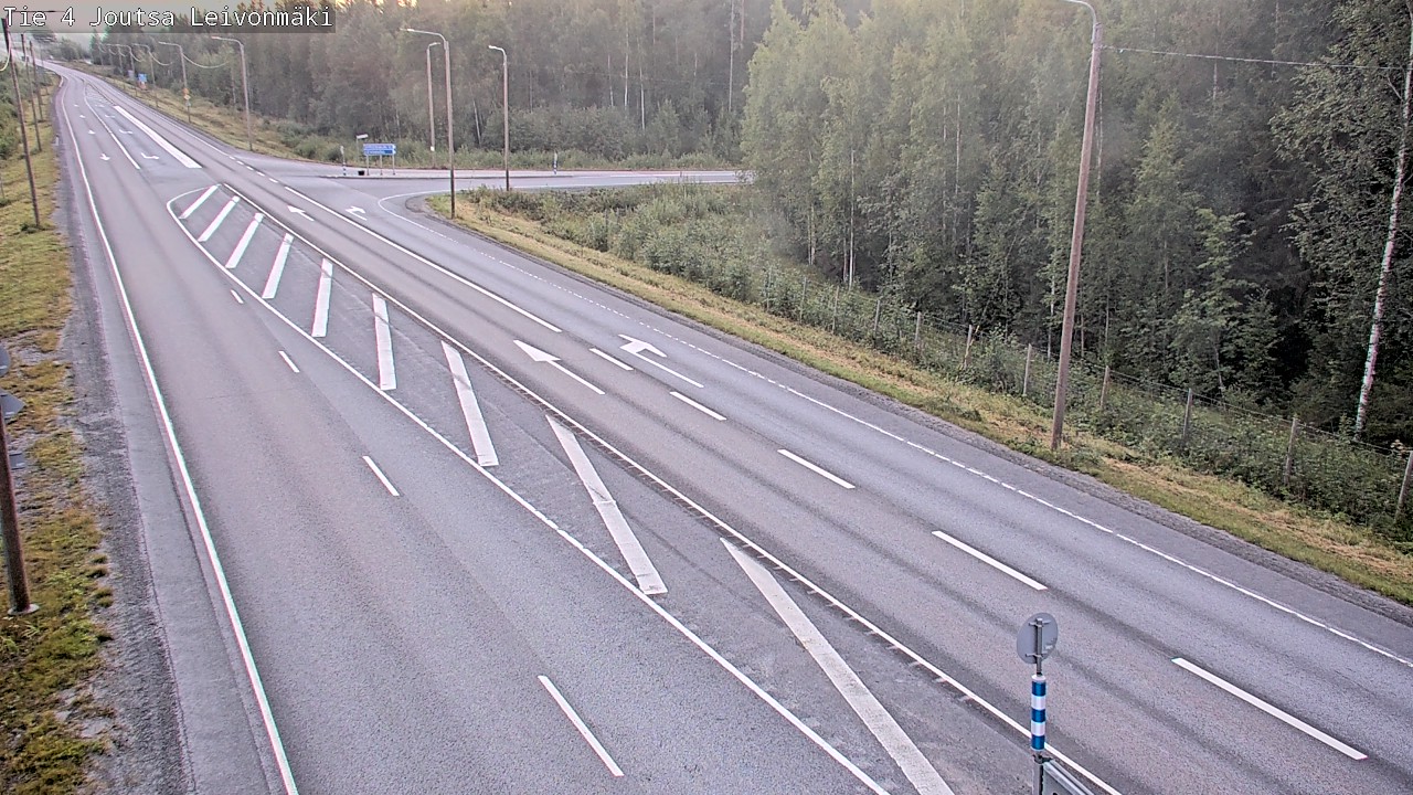 Weather Camera Image Väg 4 Joutsa Leivonmäki, Joutsa, Keski-Suomi