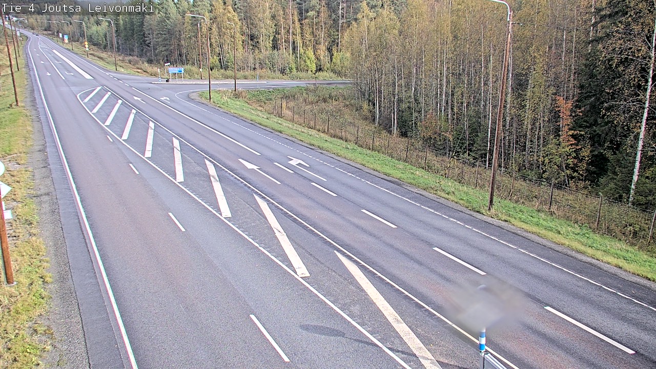 Weather Camera Image Road 4 Joutsa Leivonmäki, Joutsa, Keski-Suomi