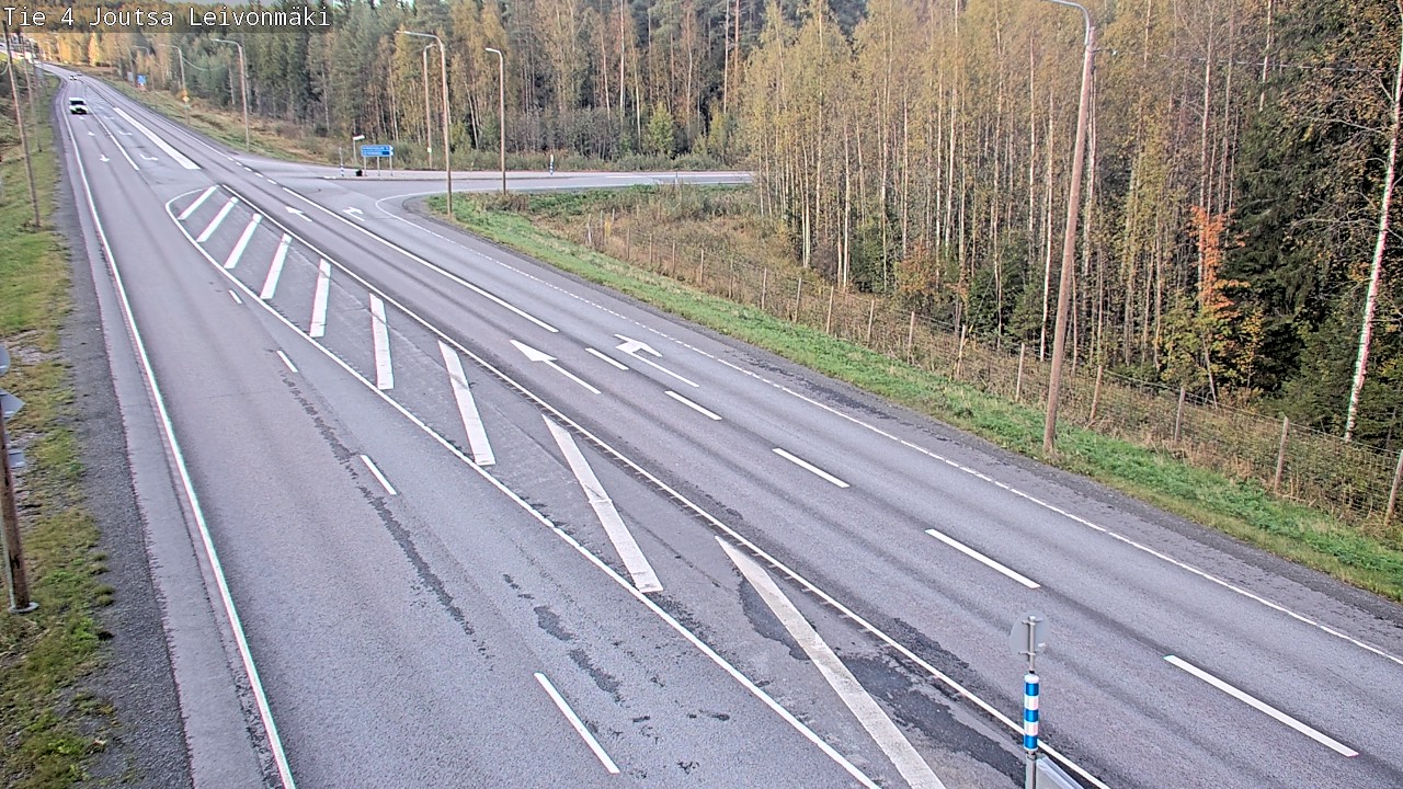 Weather Camera Image Road 4 Joutsa Leivonmäki, Joutsa, Keski-Suomi