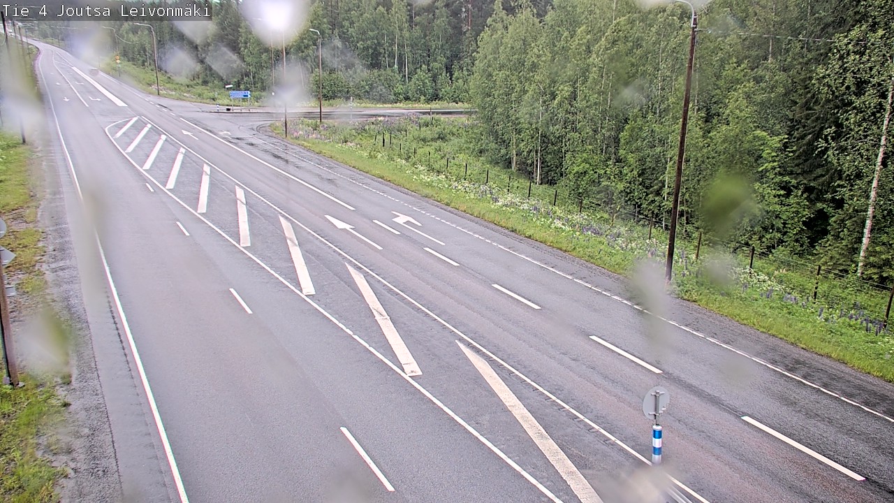 Weather Camera Image Road 4 Joutsa Leivonmäki, Joutsa, Keski-Suomi