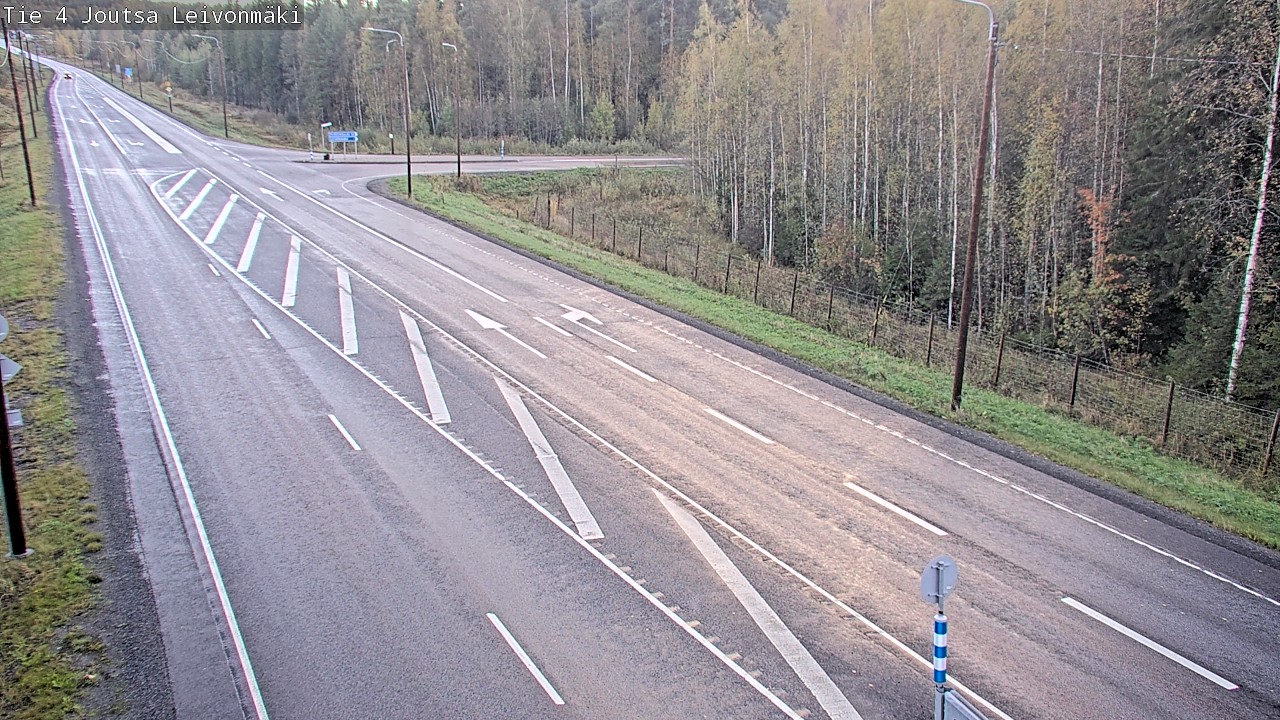 Weather Camera Image Road 4 Joutsa Leivonmäki, Joutsa, Keski-Suomi