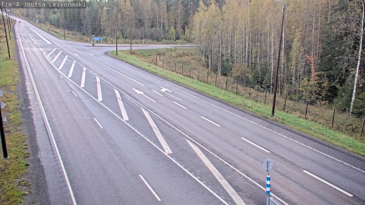 Weather Camera Image Road 4 Joutsa Leivonmäki, Joutsa, Keski-Suomi