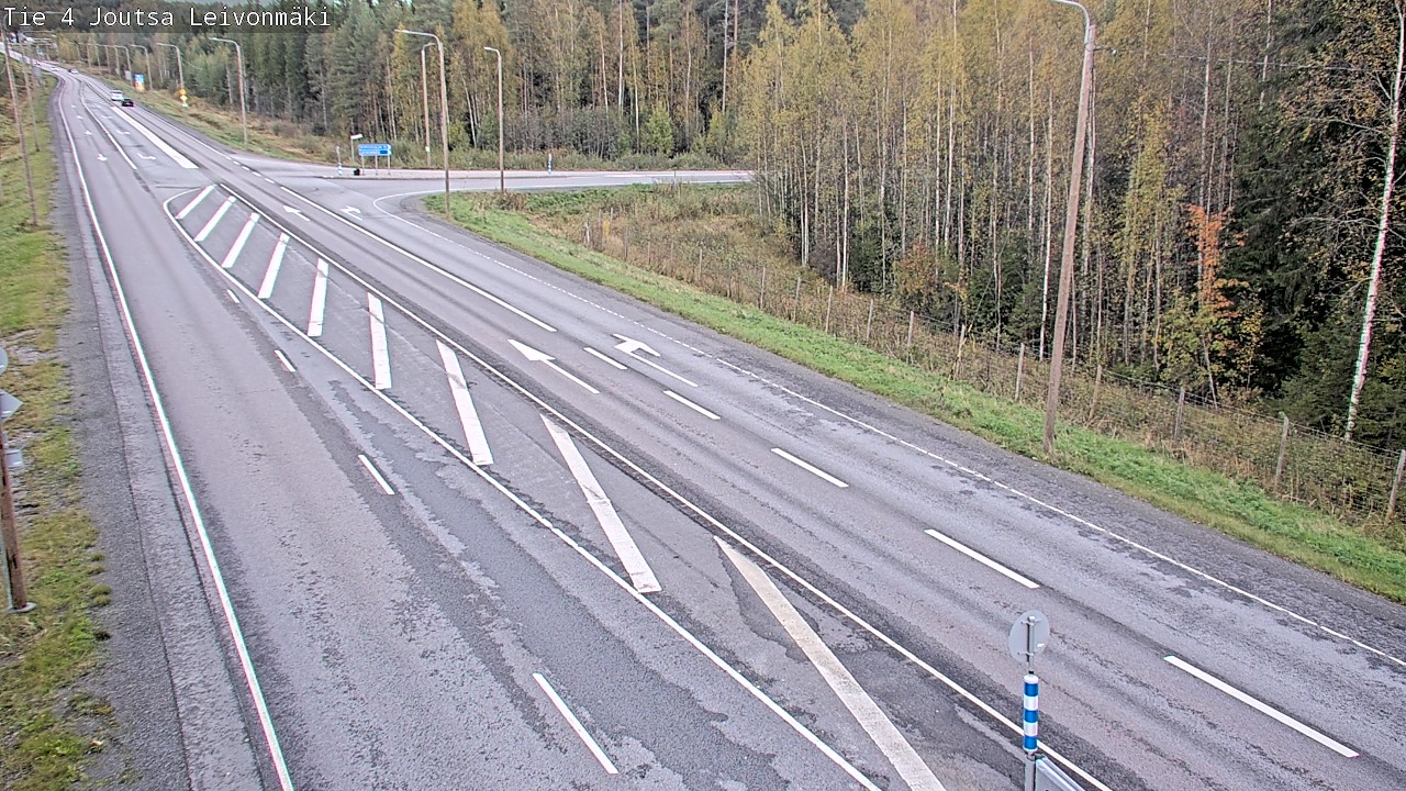 Weather Camera Image Road 4 Joutsa Leivonmäki, Joutsa, Keski-Suomi