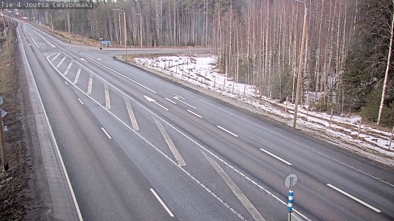 Weather Camera Image Road 4 Joutsa Leivonmäki, Joutsa, Keski-Suomi