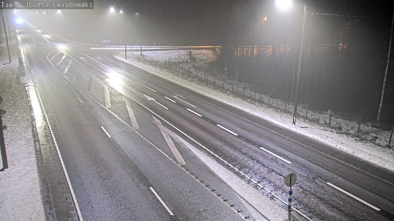 Weather Camera Image Väg 4 Joutsa Leivonmäki, Joutsa, Keski-Suomi